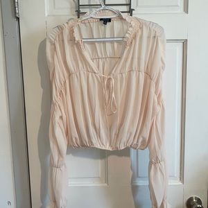 Pink Sheer Blouse. Size Small. Never worn.